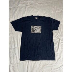 Supreme “Fu** Off “ Black Men’s Size large NAVY SS17
